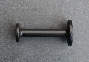KH105 gietijzeren kapstokhaak modern/industrieel zwart