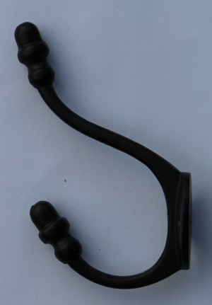 Kapstokhaak Elegant Zwart