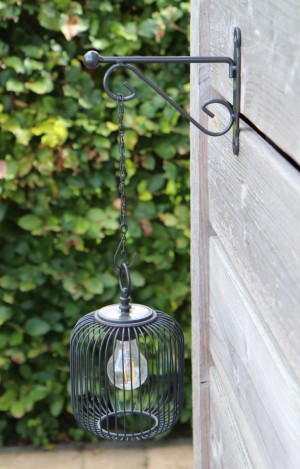 BPH116 metalen wandhaak donkergrijs 