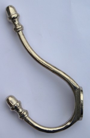 Kapstokhaak Elegant Zilver