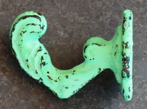 Kapstokhaakje klein groen