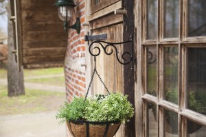 BPH75 wandhaak 24,5cm voor hanging basket zwart