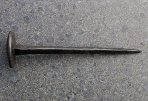 Spijkerhaak 11,5cm zwart